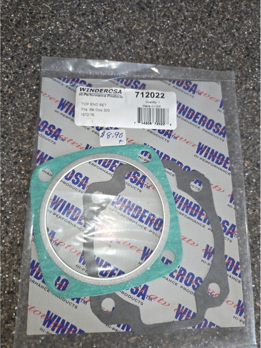 Winderosa 72-76 Ski-Doo Snowmobile 300 Top End Gasket Set Part # 712022